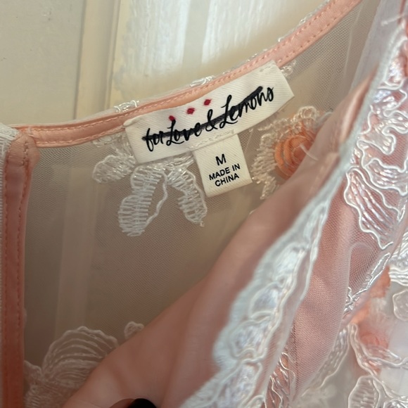 NWT Free People For Love & Lemons Tessa Midi Dress Size Small - Picture 11 of 15